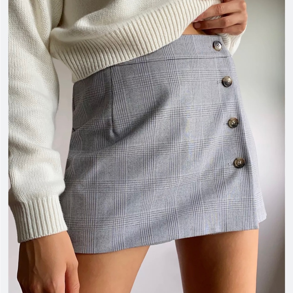 Sunday Best Size 2 plaid mini skort - Aritzia